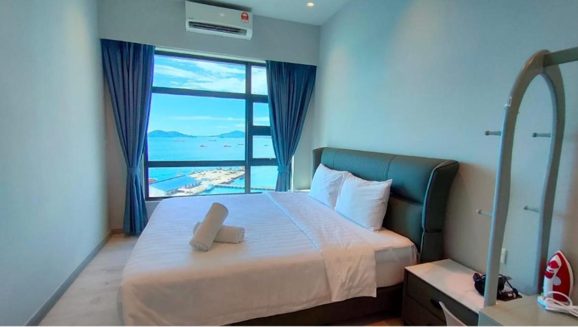 Jesselton Quay Seaview # Chariskey Suites Kota Kinabalu Bagian luar foto